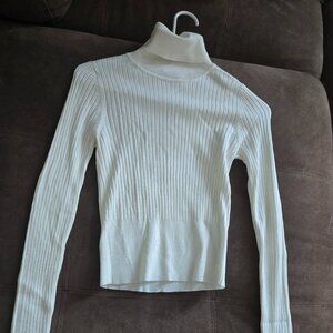Zara White Turtleneck